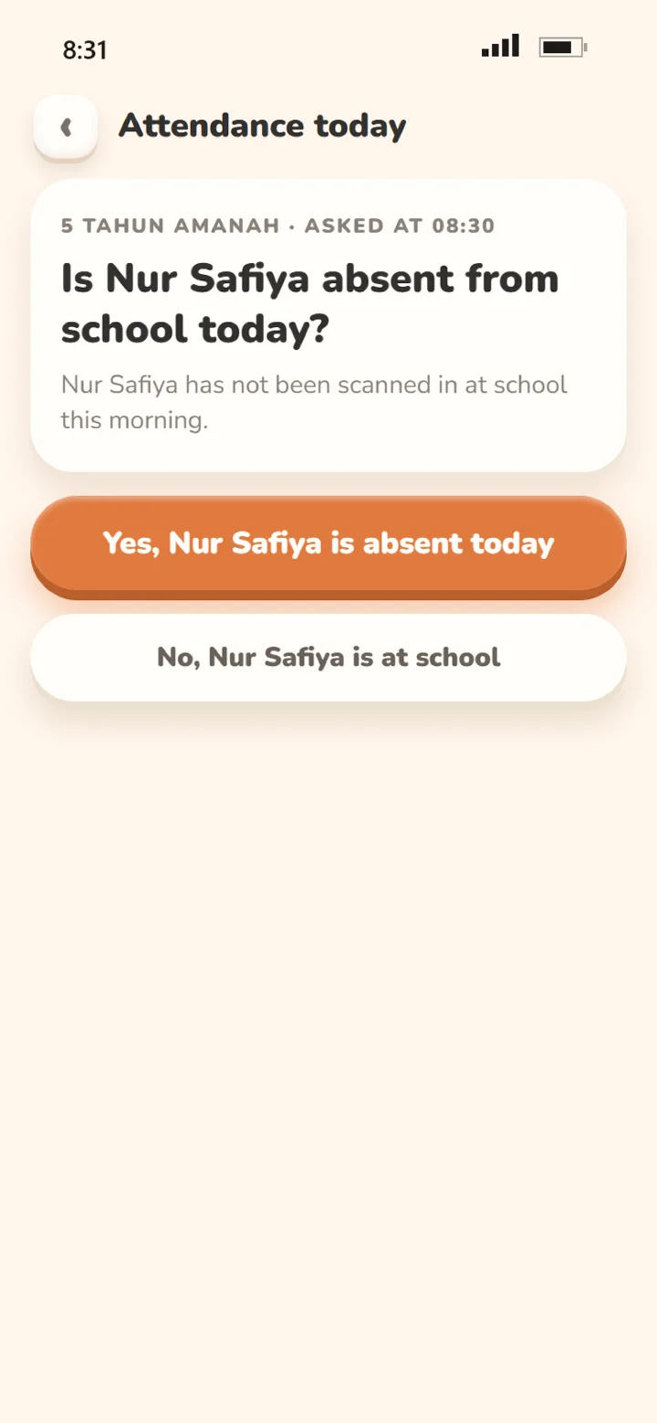 Skooldash app: A safety check for every child